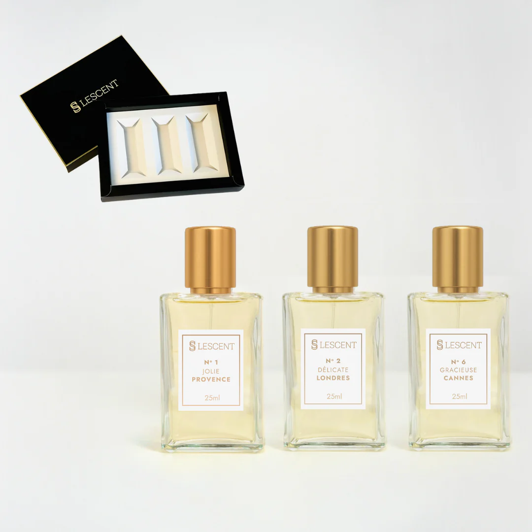 Caixa + Kit Trilogia Essencial: N° 1 + NÂș 2 + NÂș 6 | 25ml